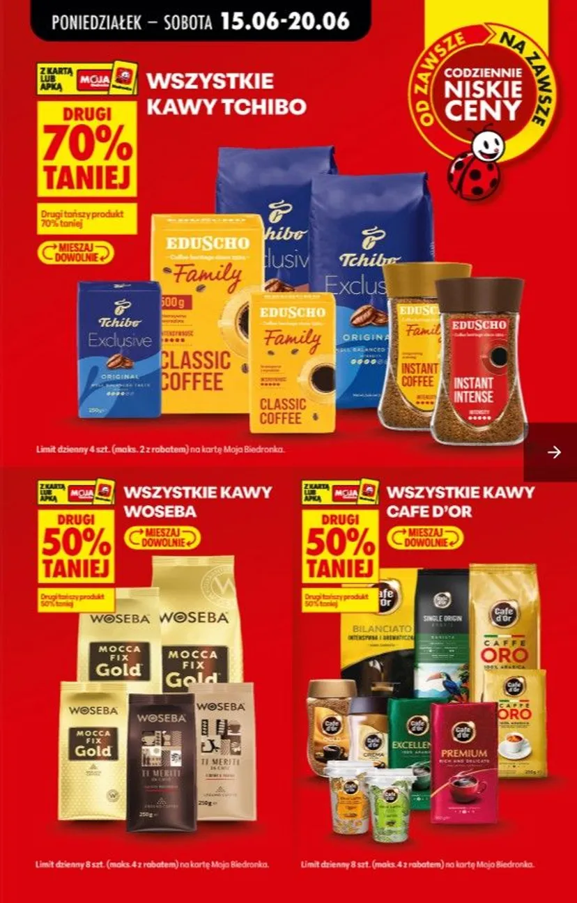 W Biedronce zaczęło się po weekendzie. Półki uginają się od hitów promocyjnych, "3+3 gratis" to początek