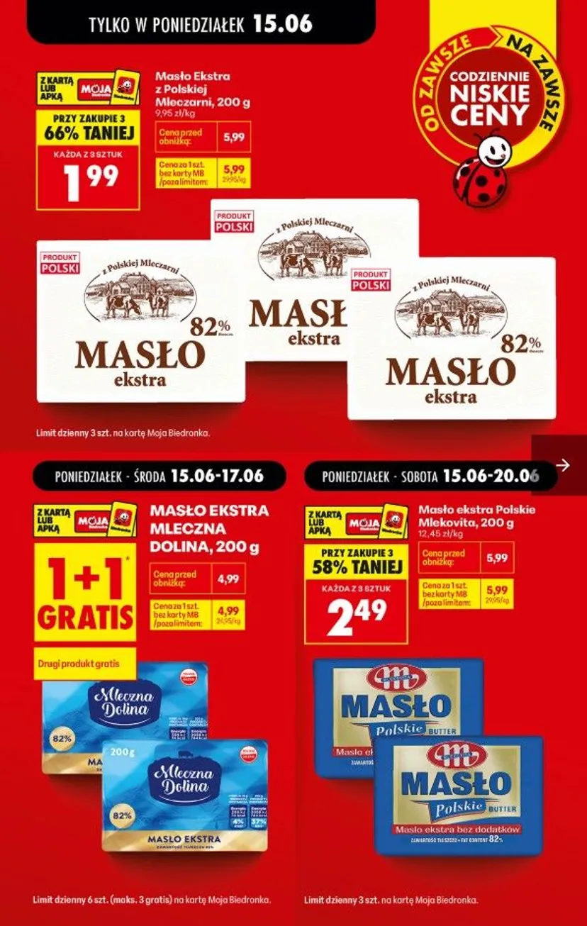 W Biedronce zaczęło się po weekendzie. Półki uginają się od hitów promocyjnych, "3+3 gratis" to początek