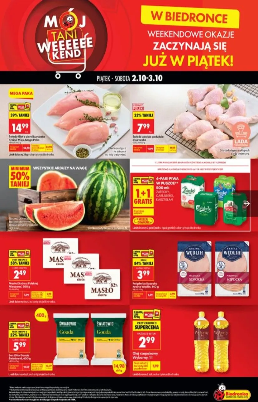 Biedronka kusi przed niedzielą. Tylko dzisiaj promocyjne oferty, nawet 6+6 gratis