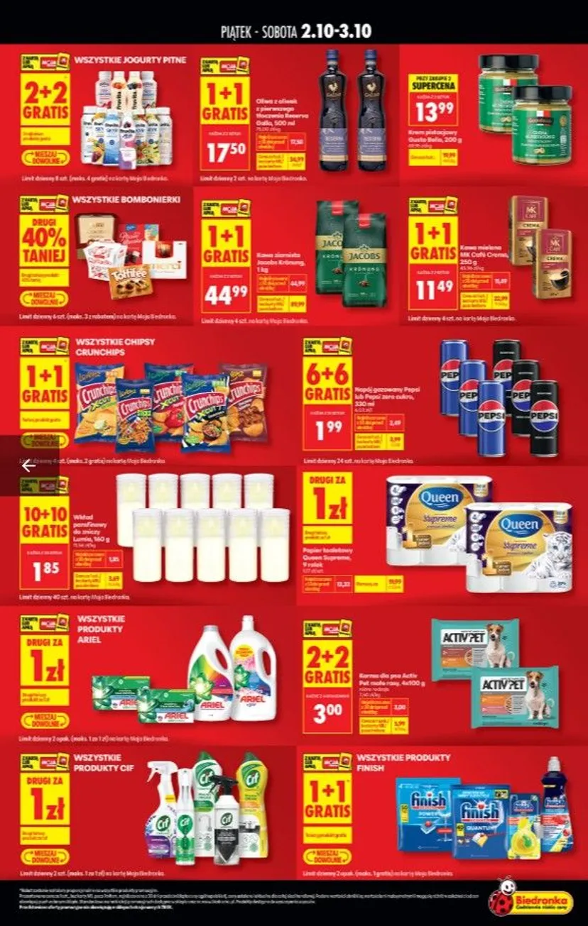 Biedronka kusi przed niedzielą. Tylko dzisiaj promocyjne oferty, nawet 6+6 gratis