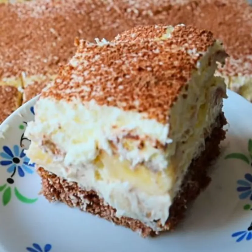 Upiekłem na próbę ciasto od Sylwii. „ Bananowy song" to strzał w 10