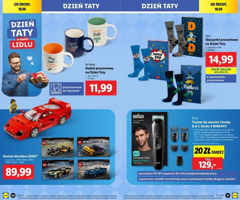 W Lidlu zacznie się w środę. Prezenty na Dzień Ojca w okazyjnych cenach