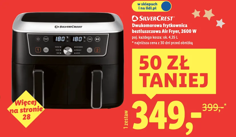 Lidl nie zostaje w tyle. W poniedziałek 50 zł taniej. Polacy będą walczyć o produkty