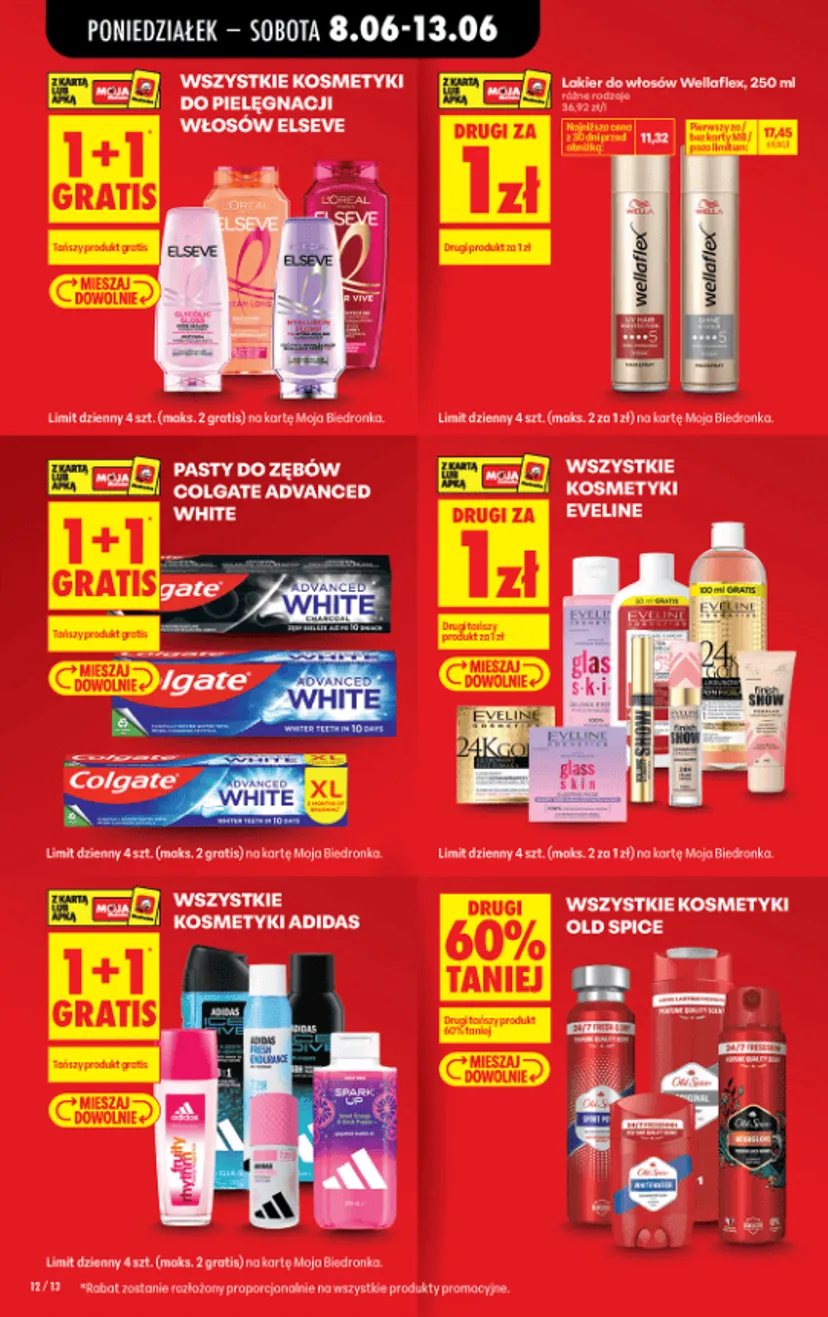 Biedronka szaleje od poniedziałku. Promocje "1+1 gratis" i kosmetyki za 1 zł to dopiero początek