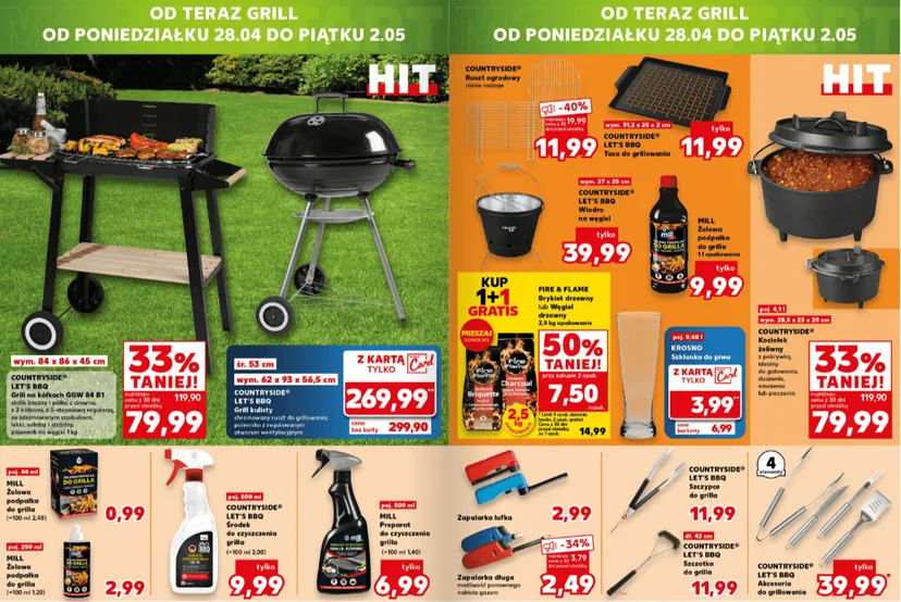 Kaufland gotowy na majówkę. Klienci będą wychodzić z pełnymi koszykami