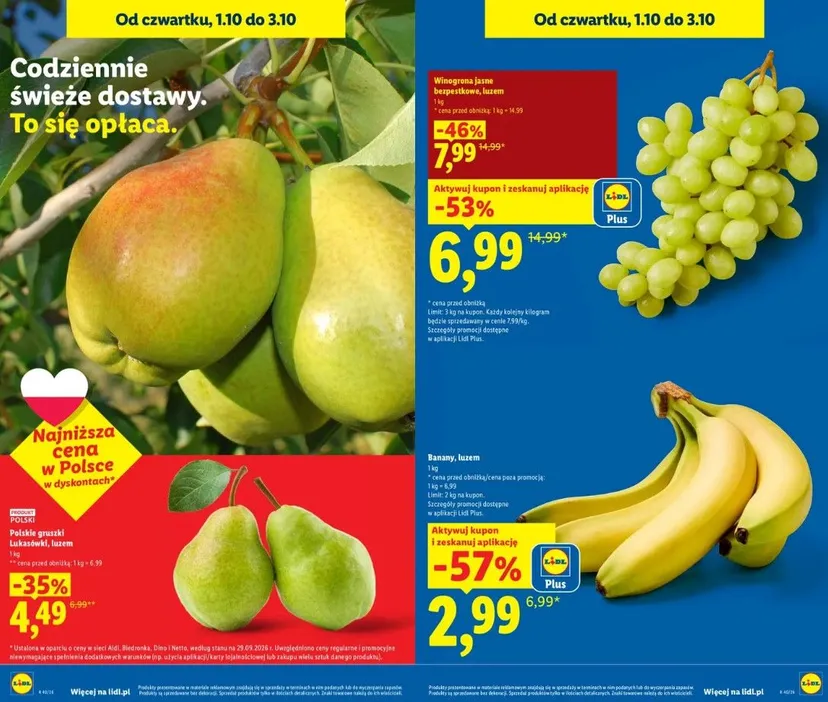 Lidl odpalił promocje na sobotę. 5+5 gratis i duże obniżki