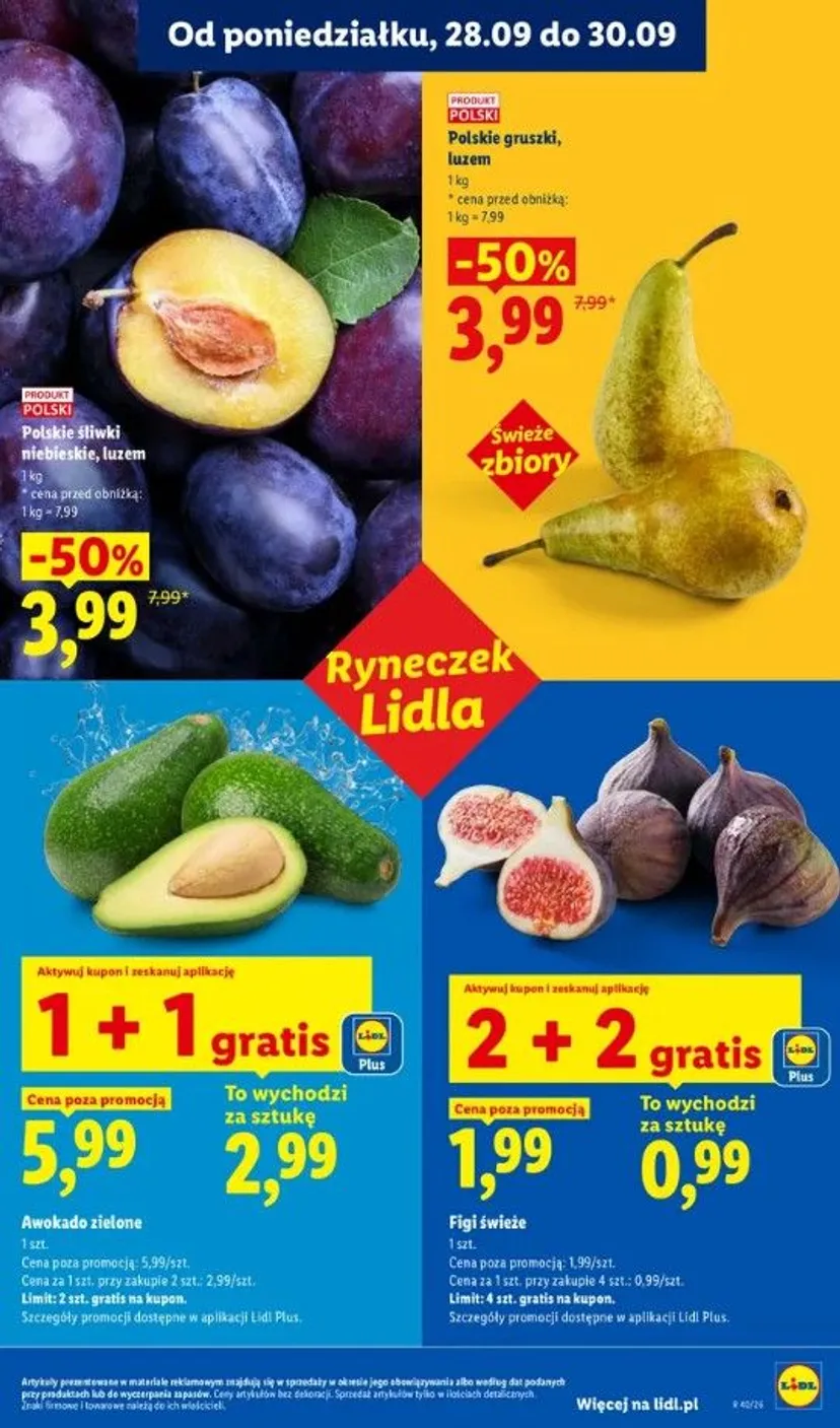 Szalone promocje w Lidlu na 29 września. Akcje 2+1, i przeceny ponad 50%. Czas tylko do wieczora