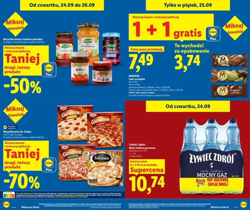 Obiad za pół ceny w Lidlu. Przed weekendem duże przeceny na popularne produkty