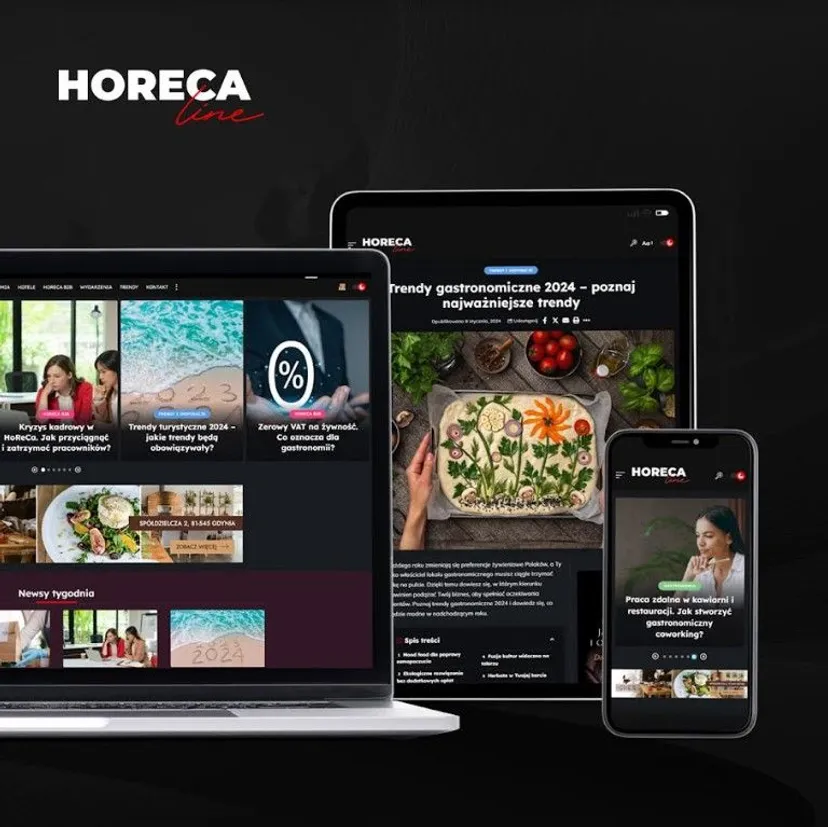 HorecaLine.pl - nowy portal informacyjny branży HoReCa