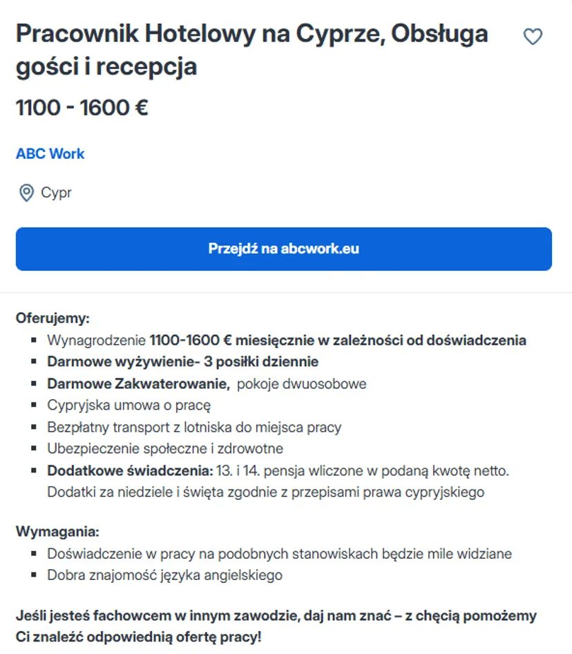 Uwielbiana przez Polaków wyspa szuka pracowników. W pakiecie darmowy nocleg, wyżywienie i dużo słońca