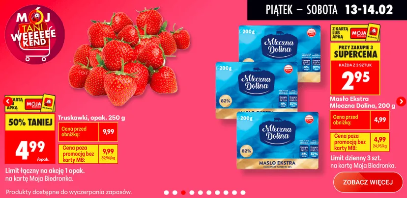 W Biedronce oszaleli. Takie promocje tylko do jutra, jeden produkt znika w mig, ale są limity