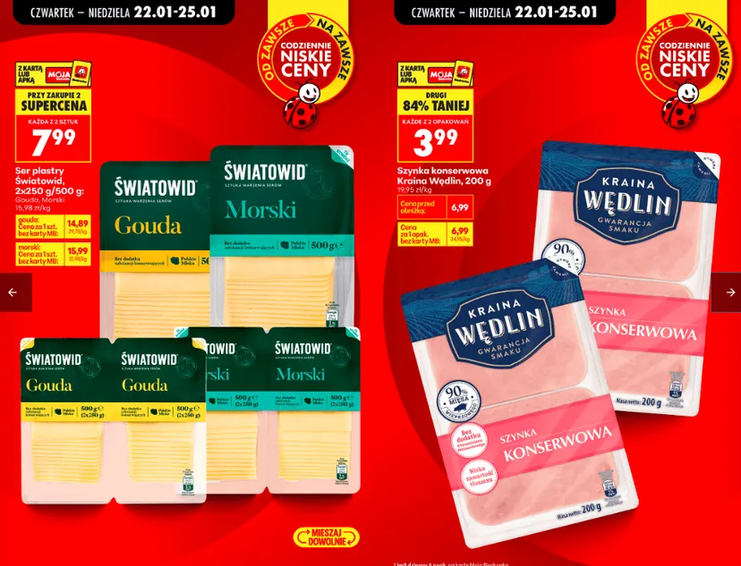 Biedronka idzie na całość. Od czwartku "5+5 gratis", ale są limity. Klienci się obłowią