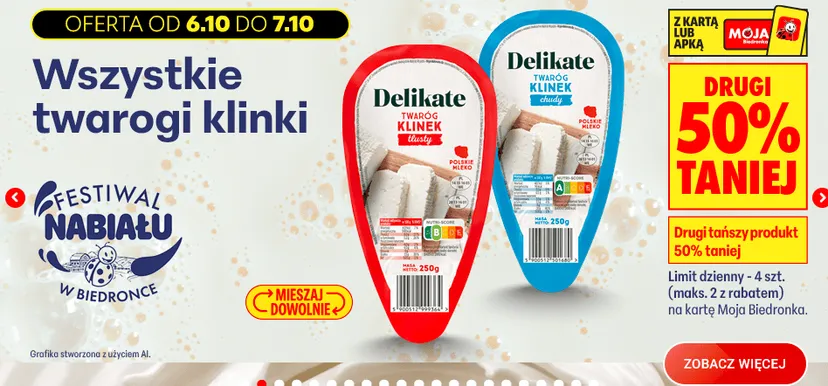 Promocyjne szaleństwo w Biedronce tylko do 7 października. Klienci wykupują mięso i nabiał