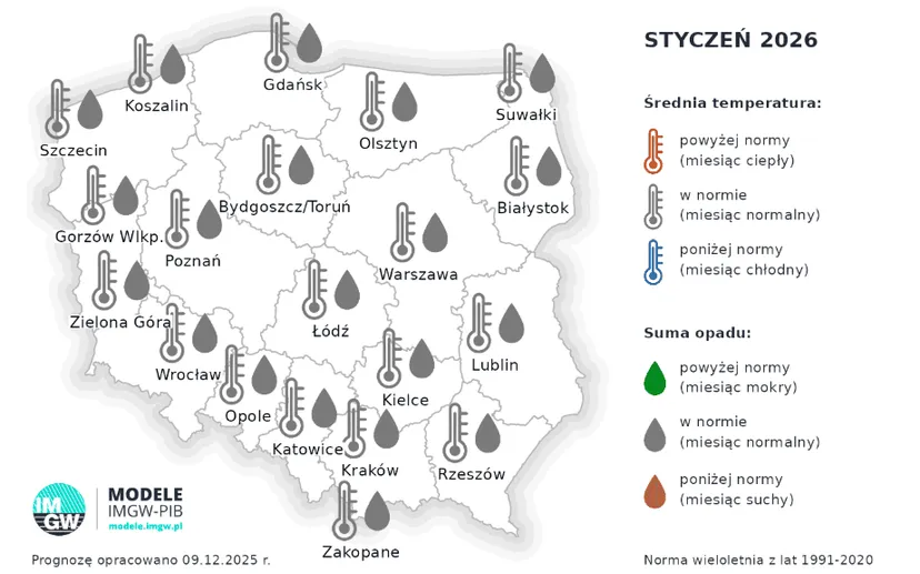 IMGW podało prognozy na ferie w Polsce. Można się zdziwić, czegoś takiego nie było od dawna