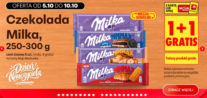 W Biedronce powariowali. 6+6 gratis i prezenty na Dzień Nauczyciela. Czas do końca tygodnia