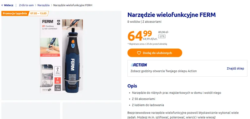 Action pokazał letnią promocję. Po ten produkt w kolejce staną przede wszystkim rodzice