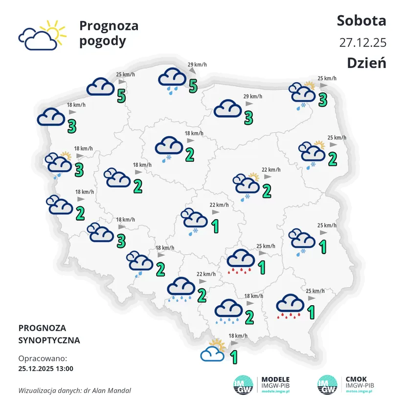 IMGW podało prognozy na Boże Narodzenie. Nadchodzi apogeum mrozu, tu będzie najzimniej