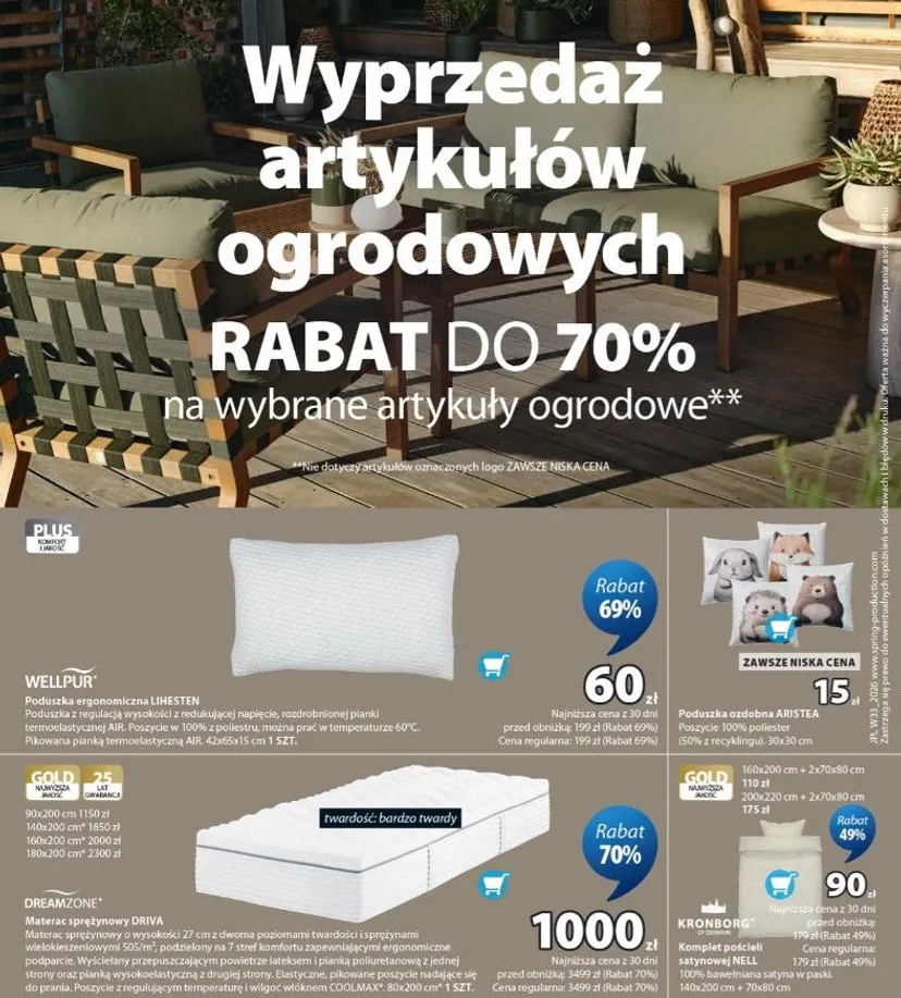 Wyprzedaż w JYSK tylko do 30 sierpnia. Niektóre produkty ponad 50 proc. taniej