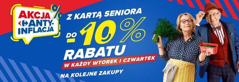 Zniżka na zakupy dla seniorów, skorzystały już ponad 4 mln osób. Ten sklep warto odwiedzać we wtorki i czwartki