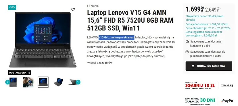 Hity do domu w Biedronce. Laptop i robot sprzątający w niskich cenach