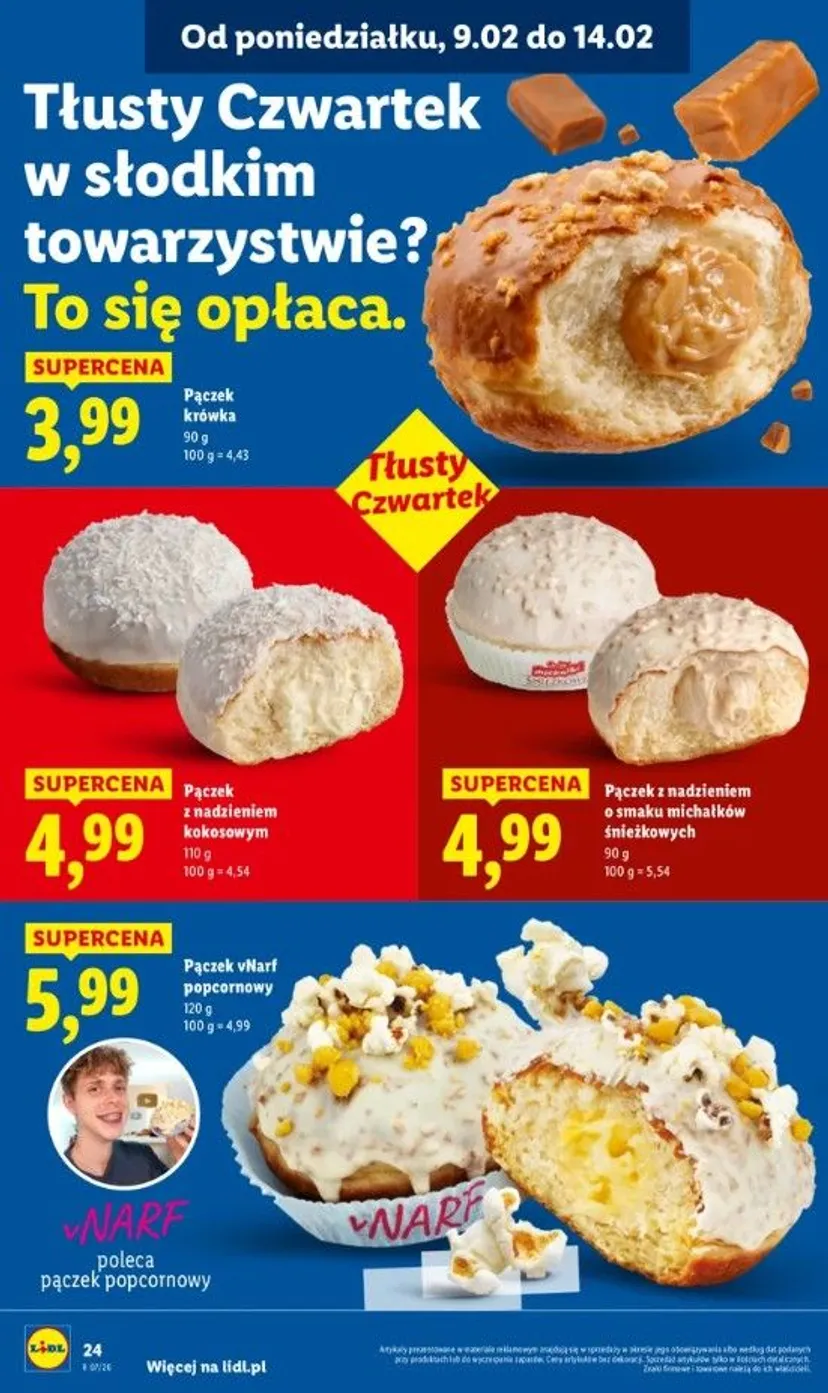 Lidl szaleje od poniedziałku. Pokazali nowe smaki pączków, ceny zaczynają się od 79 groszy
