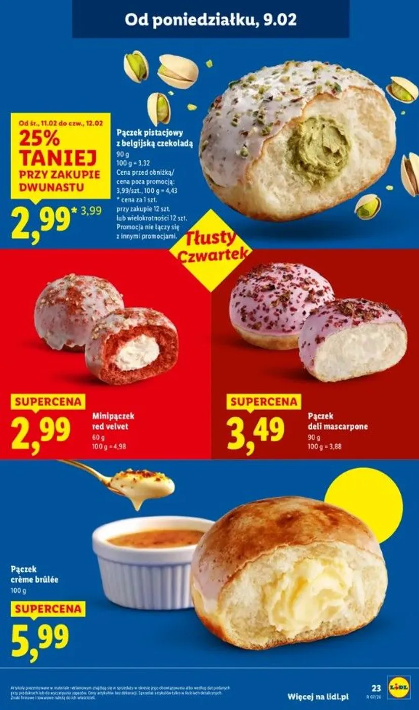 Lidl szaleje od poniedziałku. Pokazali nowe smaki pączków, ceny zaczynają się od 79 groszy