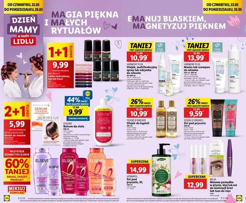 Największe hity na Dzień Matki w Lidlu. 2+1 gratis, znajdziesz tu wszystko, by okazać miłość mamie