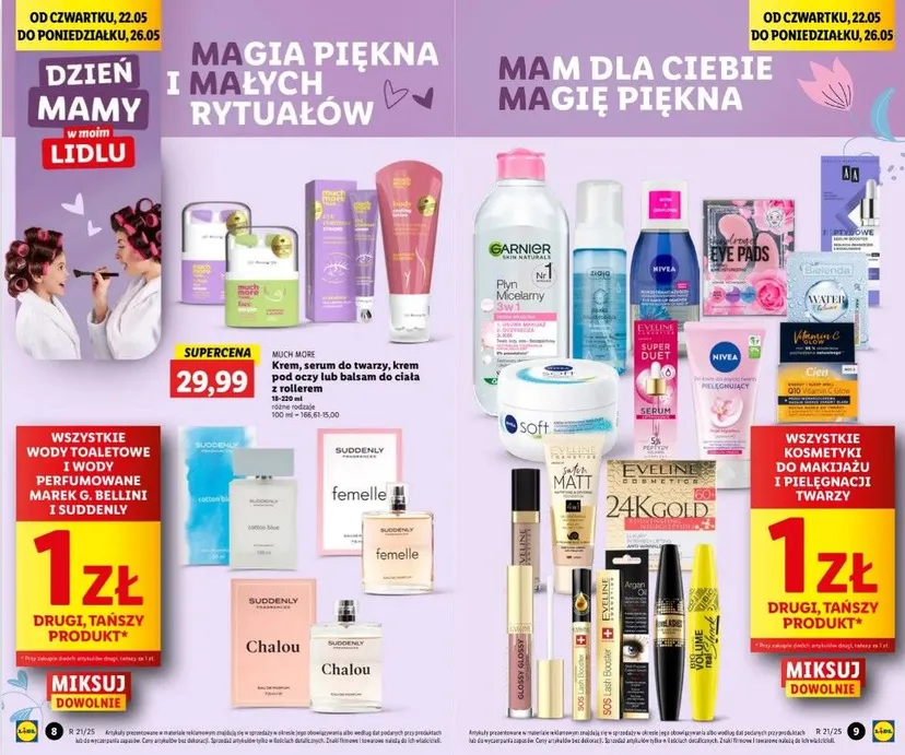 Największe hity na Dzień Matki w Lidlu. 2+1 gratis, znajdziesz tu wszystko, by okazać miłość mamie