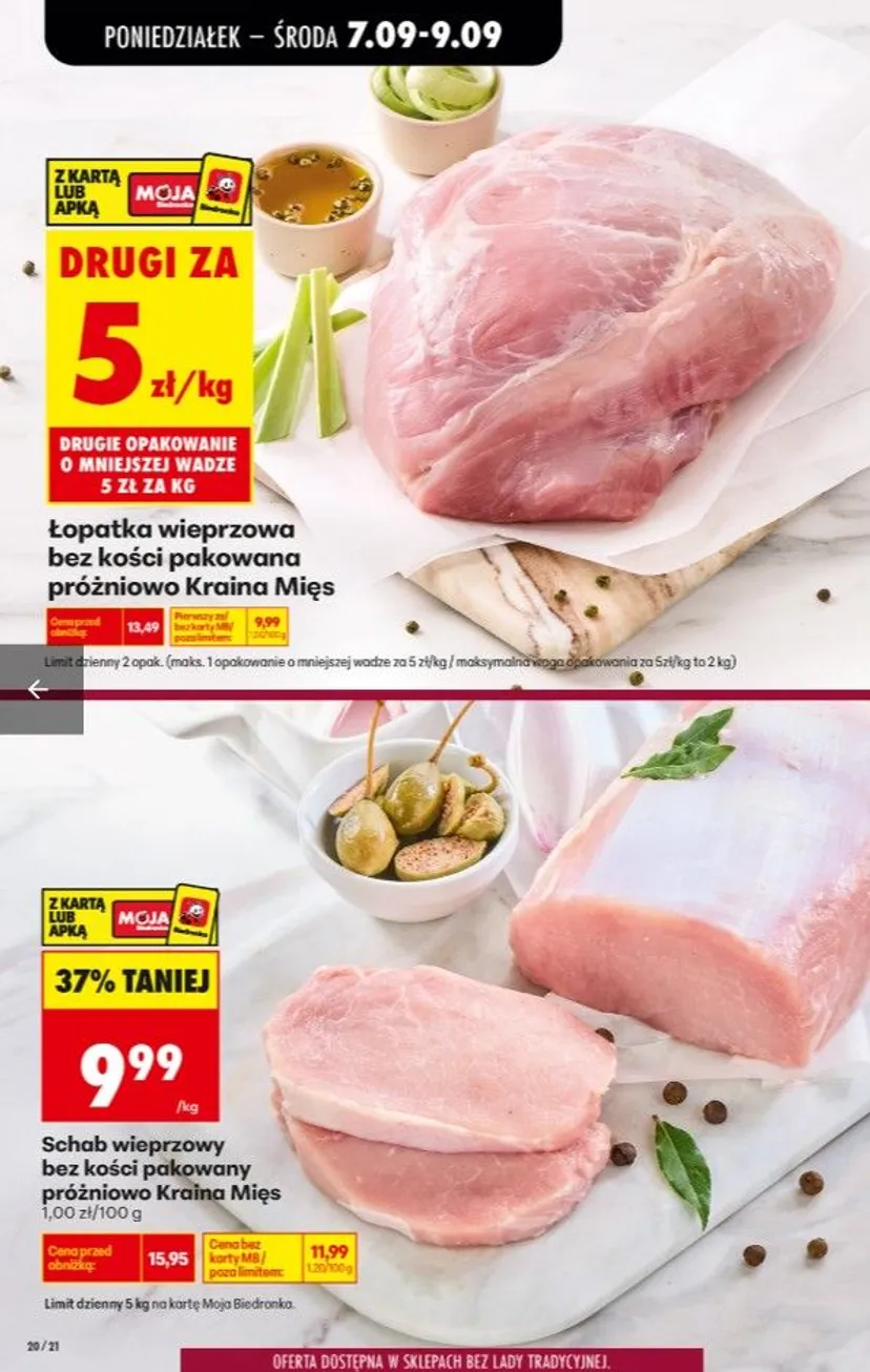Szalone promocje w Biedronce na 9 września. Przeceny do 70%, akcje, 2+2 i hit za 0,99 zł/kg