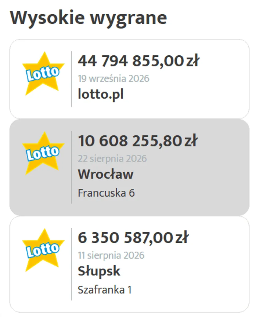 Padła najwyższa w historii wygrana w Lotto. Fiskus zabierze Polakowi miliony