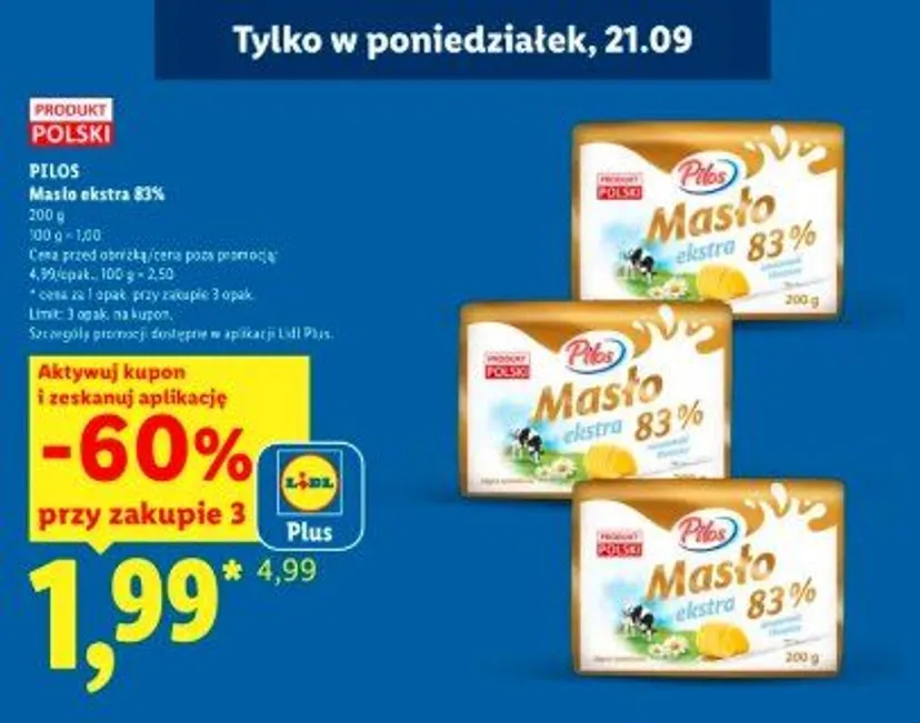Festiwal promocji w Lidlu. "1+1 gratis" to dopiero początek, mleko i masło za półdarmo
