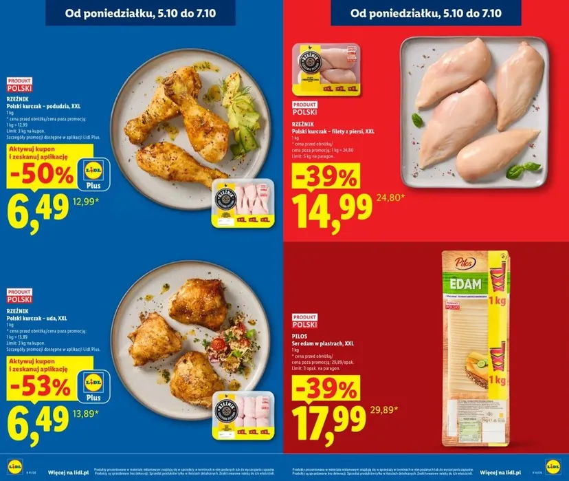 Lidl zaczyna tydzień od mocnych obniżek. Masło po 2,49 zł i 1+1 gratis