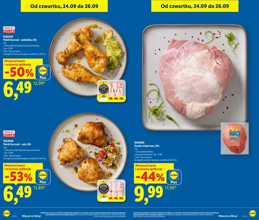 Obiad za pół ceny w Lidlu. Przed weekendem duże przeceny na popularne produkty