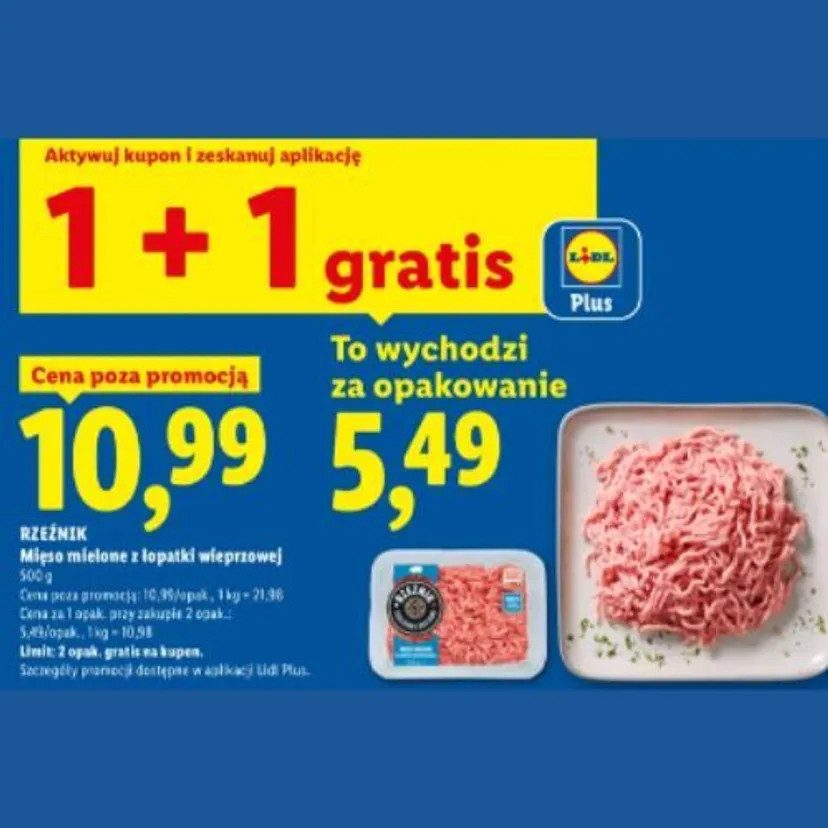 Aktywuj kupon i ruszaj do Lidla. Promocja 5+5 GRATIS