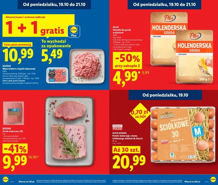 Od poniedziałku wielkie obniżki w Lidlu. Masło, mięso i słodycze w niskich cenach