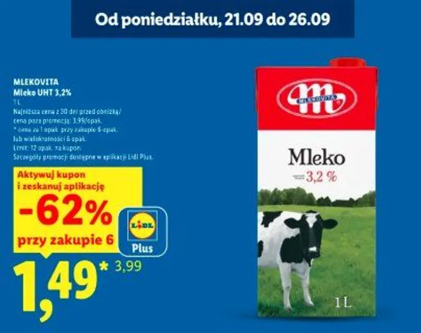 Festiwal promocji w Lidlu. "1+1 gratis" to dopiero początek, mleko i masło za półdarmo