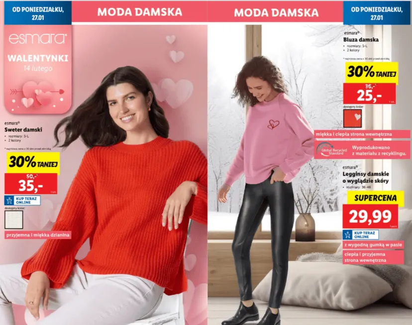 Lidl już szykuje się na walentynki. W najnowszej gazetce same hity