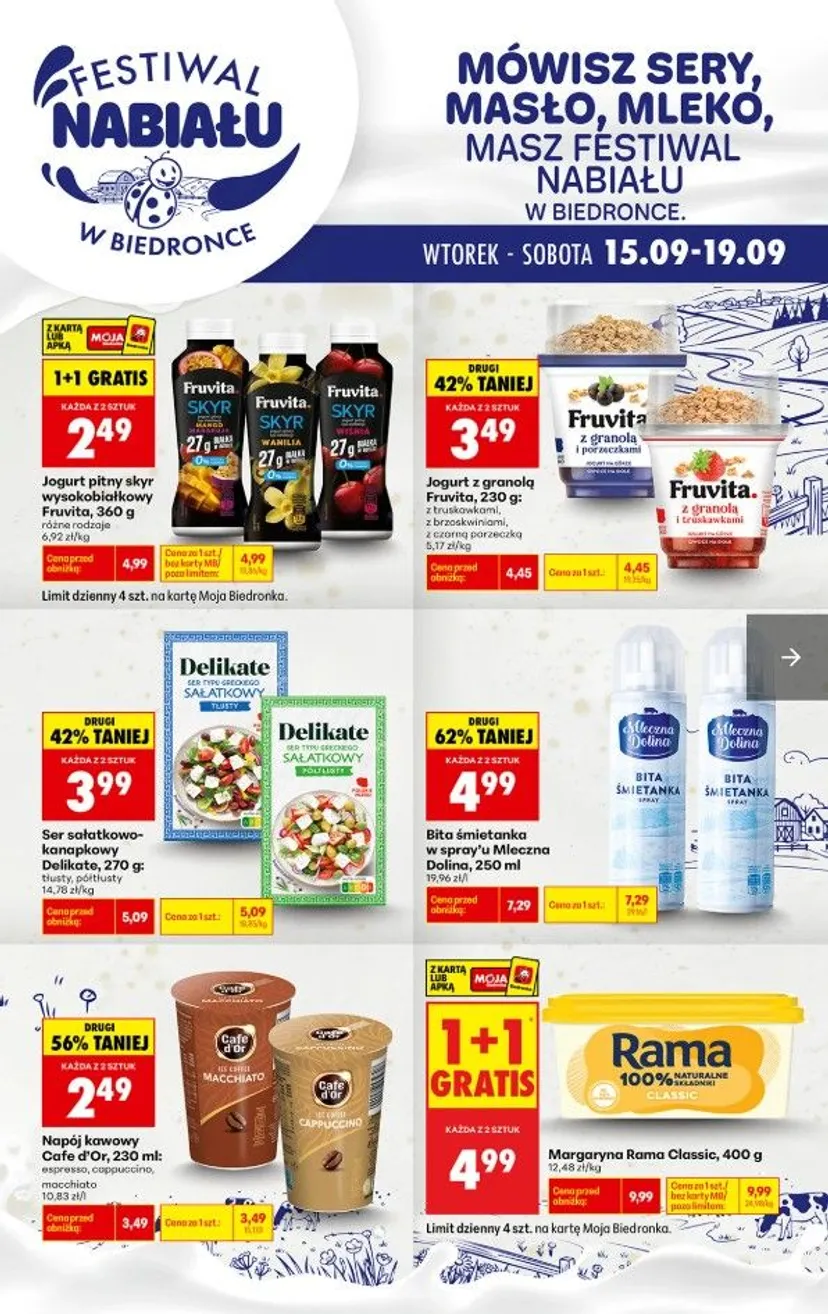 Nowe promocje w Biedronce od wtorku. 2+2 gratis to dopiero początek, oferta kusi