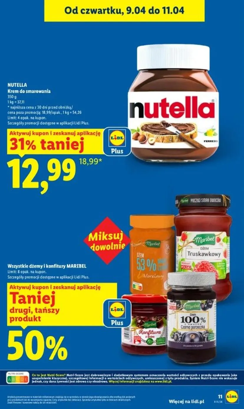 W Lidlu zatrzęsienie promocji. Owoce nawet połowę taniej, a masło za 99 gr, ale trzeba się spieszyć