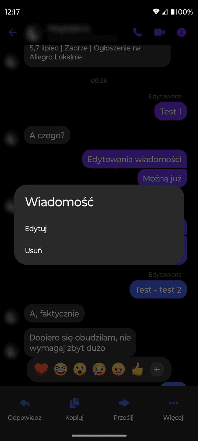 Edycja wiadomości w Messengerze już możliwa. Jak korzystać z nowej funkcji?
