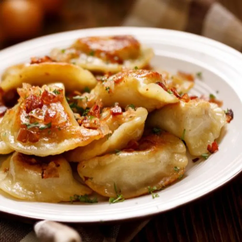 Pierogi z kurkami od Karola Okrasy. Zachwyty gwarantowane