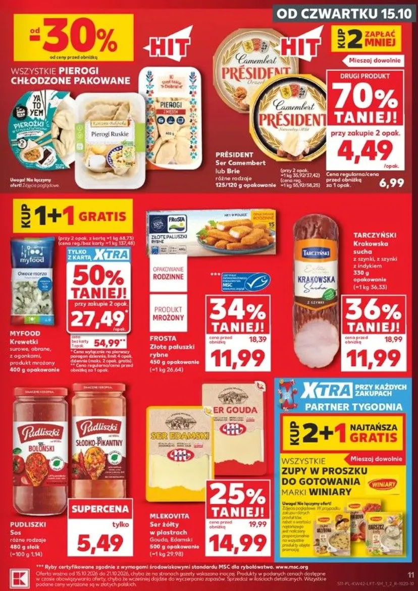 Kaufland rusza z wielkimi promocjami. Od 15 października ceny spadną nawet o połowę