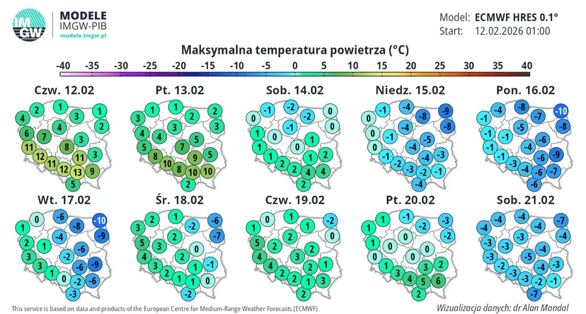 Najpierw -20, a później 18 st. C na plusie. Nadchodzi wyczekane ocieplenie, Polacy się ucieszą