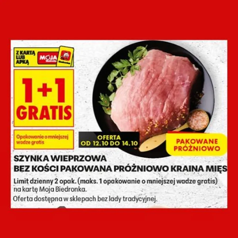 Biedronka wyprzedaje za symboliczną złotówkę. Czas tylko do jutra