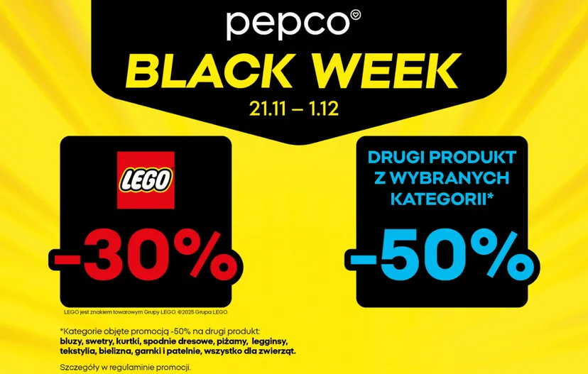 Pepco już szaleje. Świąteczne okazje i wyprzedaż na Black Week. Można brać bez limitu