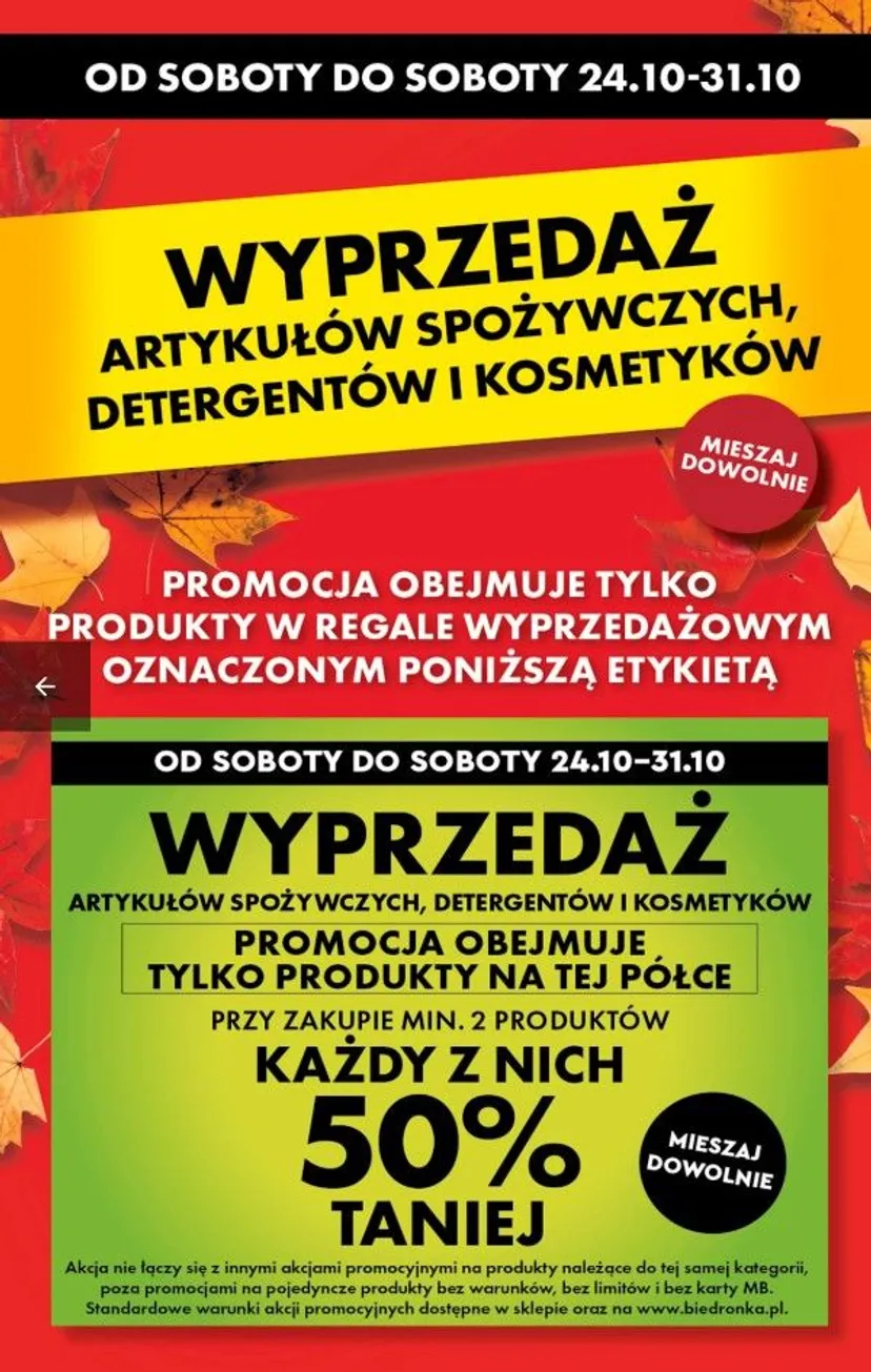 Biedronka rusza z wielką wyprzedażą. Do tego 60 zł w voucherach za zakupy