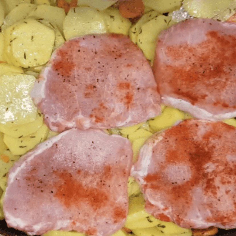 W tym roku taki obiad podam w Drugi Dzień Świąt. Schab pieczony na ziemniakach będzie hitem