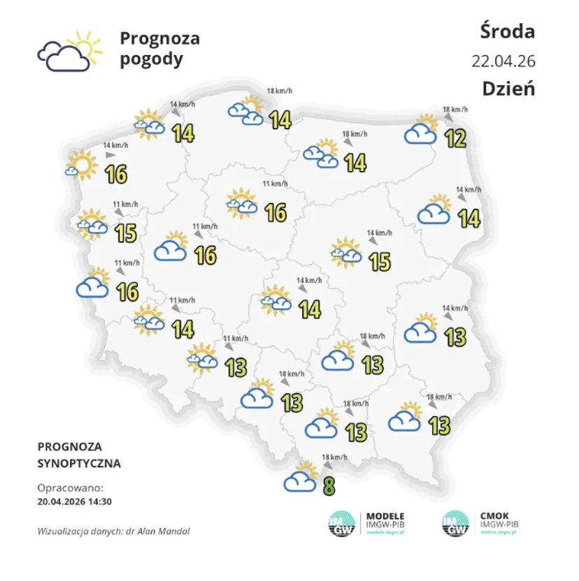 Groźne warunki w Polsce. IMGW wydał ostrzeżenia dla aż 14 województw