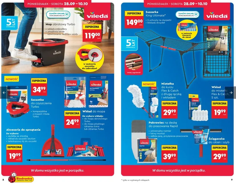 Jesienne promocje w Biedronce. Od poniedziałku ciepłe ubrania, tekstylia i sprzęt sportowy w nowej ofercie