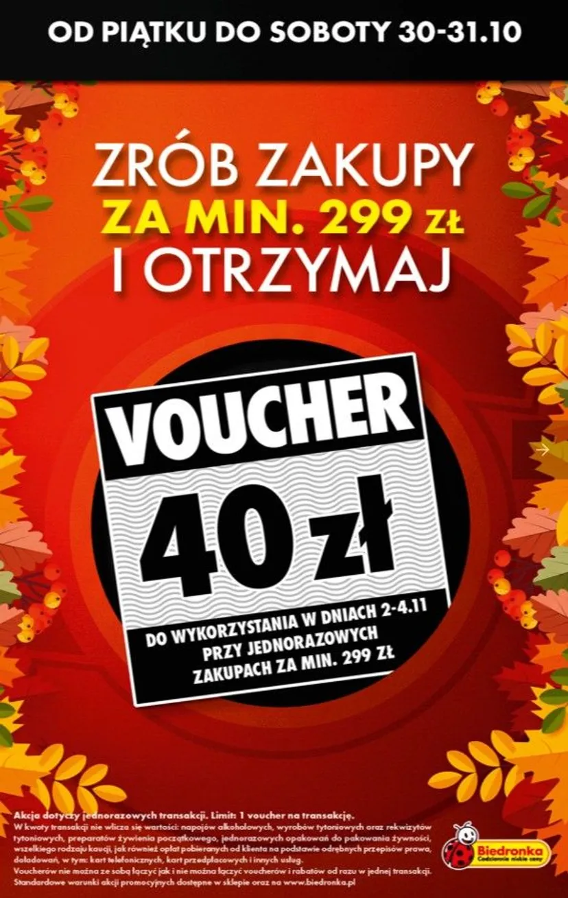 Biedronka szaleje z promocjami na koniec miesiąca. Rabaty sięgają nawet 70 proc.